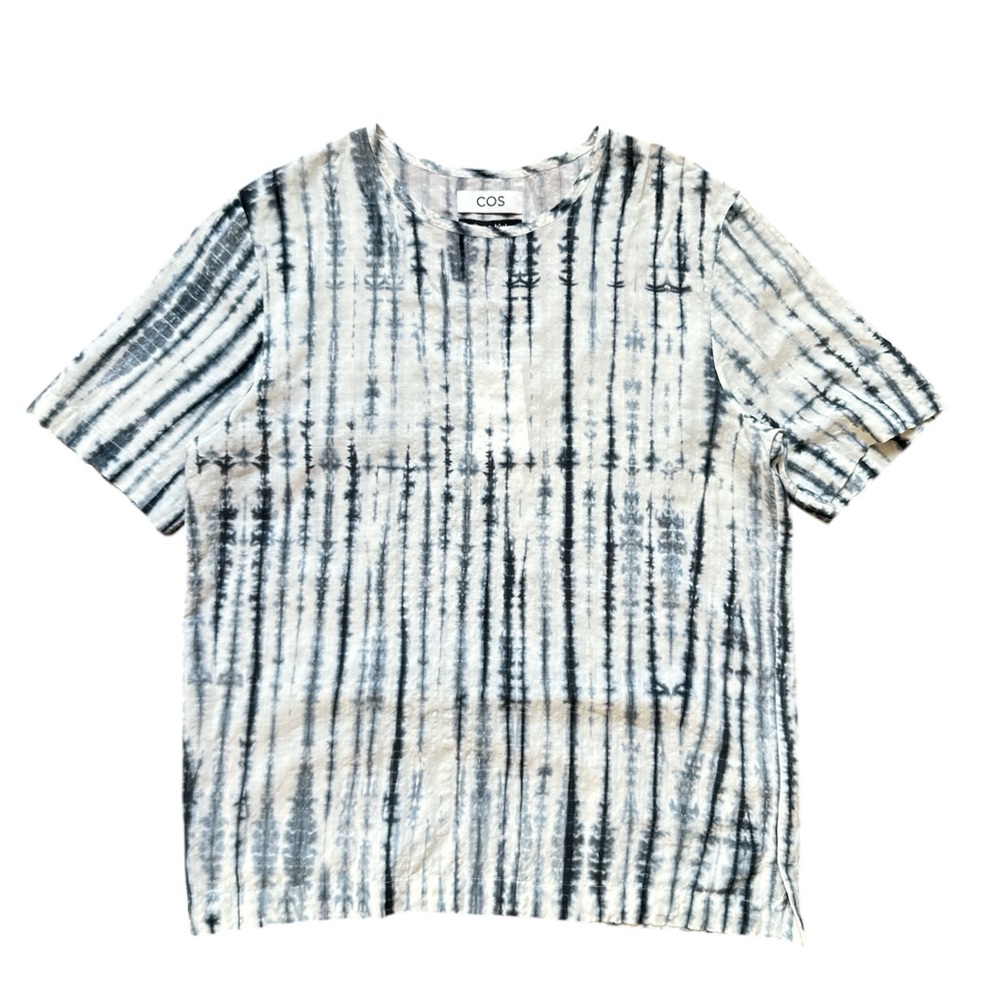 NWT COS x Tabata Shibori Japanese Tie Dye Relaxed Crew Neck T-shirt